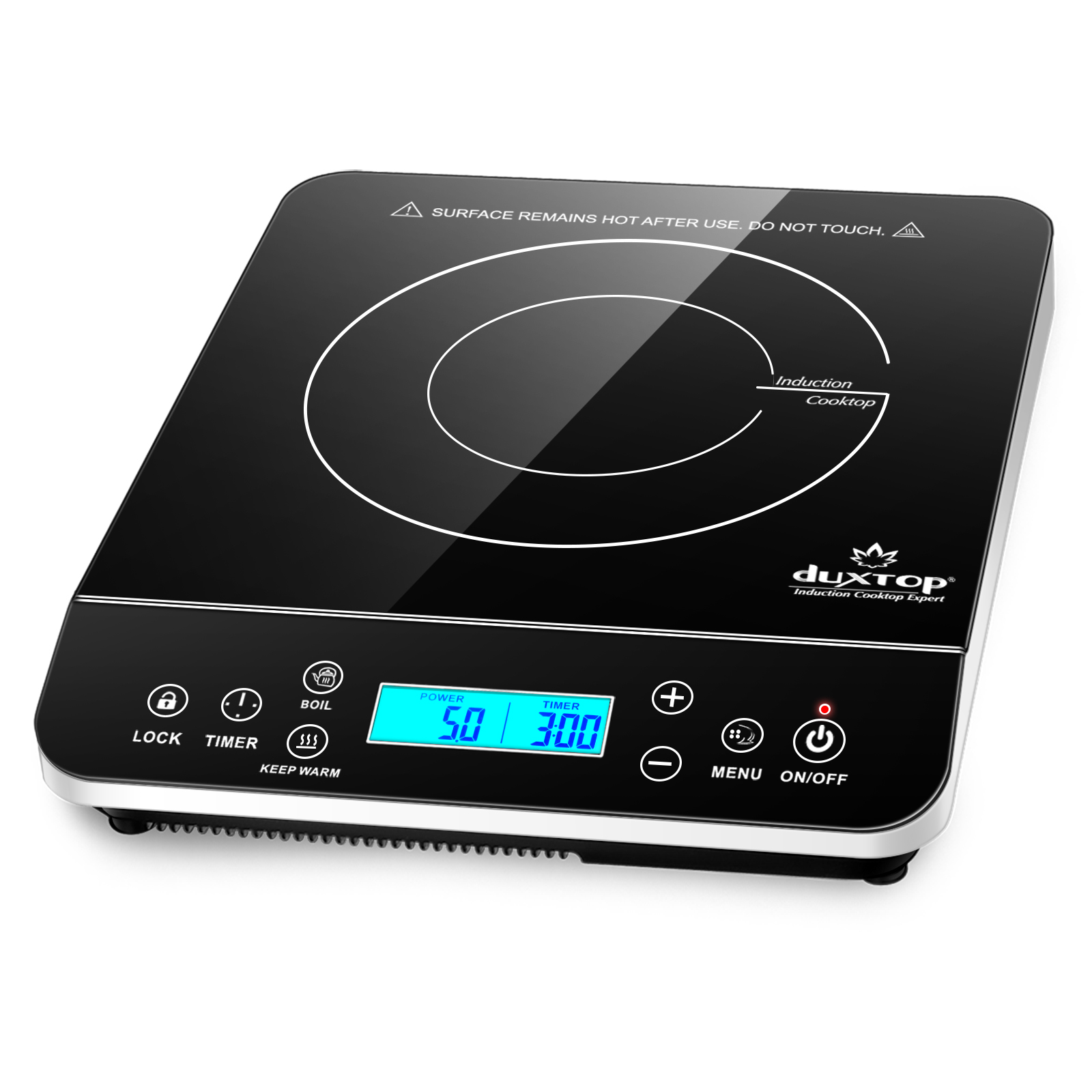 Portable Induction Cooktop, Countertop Burner, Induction Burner with Timer  and S