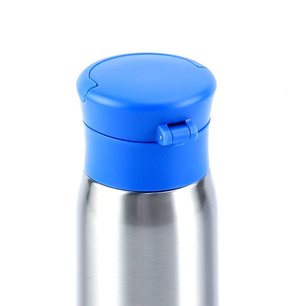 Anti slip Stainless Steel Water Bottle With Straw Lid And - Temu